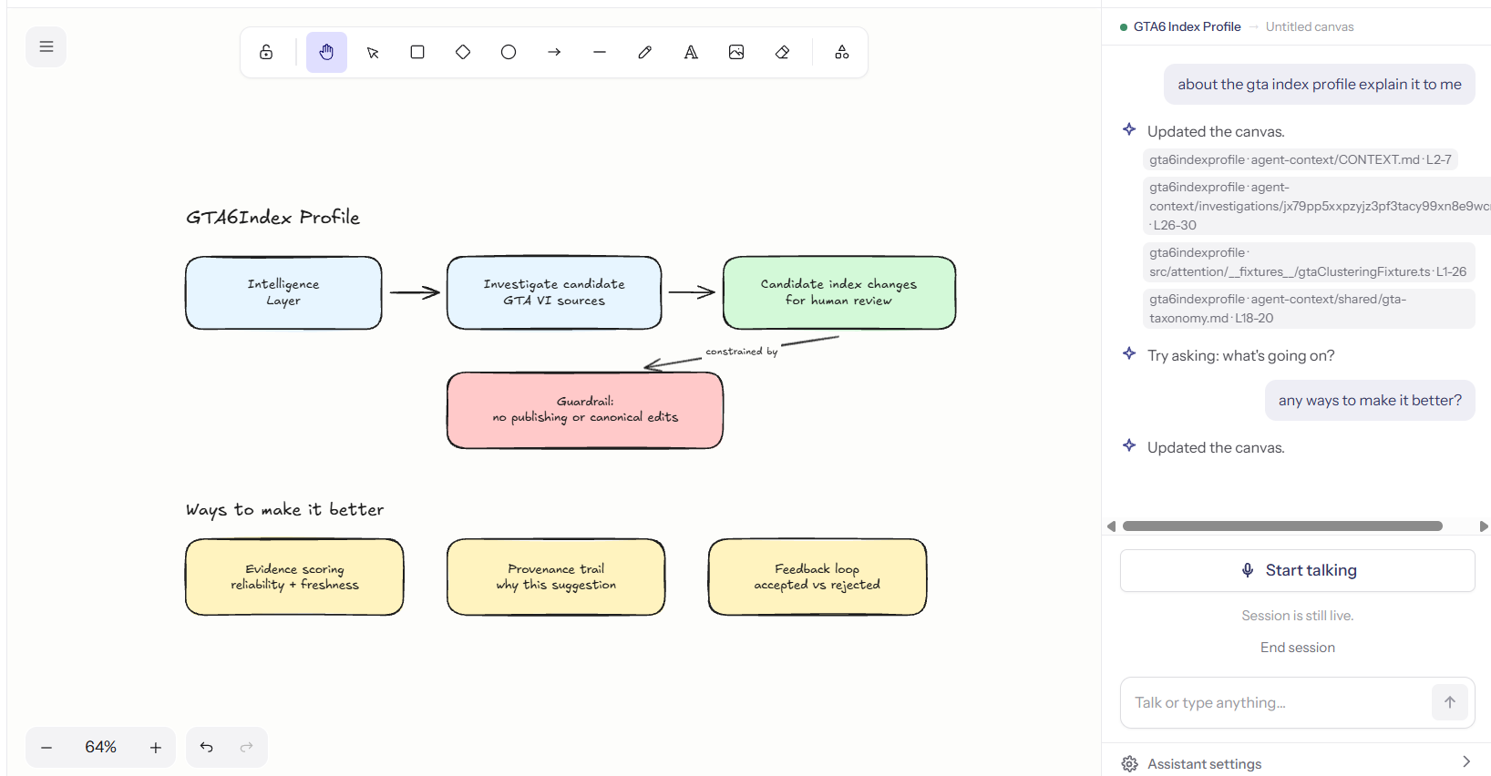 Nura project memory with decisions and facts